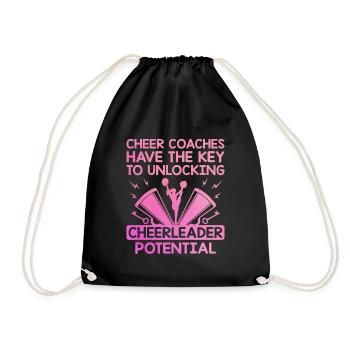 Cheerleading Coach Cheer Coach Cheerleader Cheer T - Sac de sport léger - noir - Devant