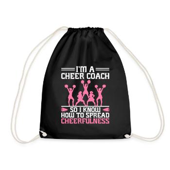 Cheerleading Coach Cheer Coach Cheerleader Cheer T - Sac de sport léger - noir - Devant