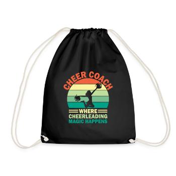 Cheerleading Coach Cheer Coach Cheerleader Cheer T - Sac de sport léger - noir - Devant