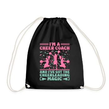Cheerleading Coach Cheer Coach Cheerleader Cheer T - Sac de sport léger - noir - Devant