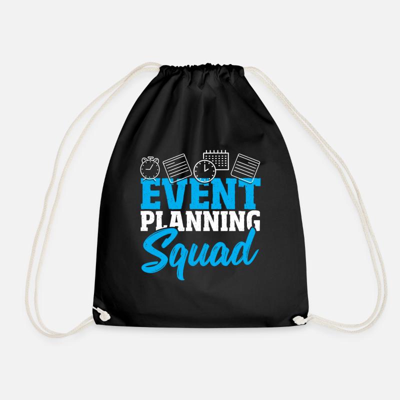 Event-Planung Squad Event-Planung Event-Planer - Turnbeutel - Schwarz