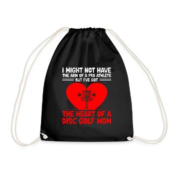 Disc Golf Player Disc Golfer Frisbee Player Par Pu - Sac de sport léger - noir - Devant