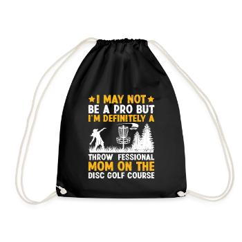Disc Golf Player Disc Golfer Frisbee Player Par Pu - Sac de sport léger - noir - Devant