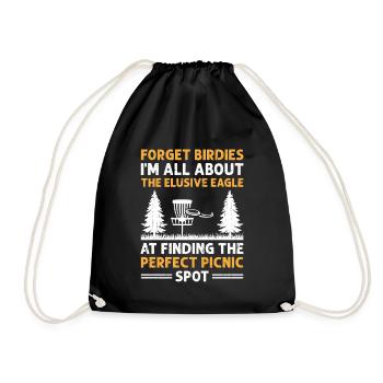 Disc Golf Player Disc Golfer Frisbee Player Par Pu - Sac de sport léger - noir - Devant