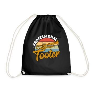 Trompettiste Trompettiste professionnel - Sac de sport léger - noir - Devant