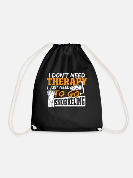 Je n’ai pas besoin de thérapie, j’ai juste besoin - Sac de sport léger - noir