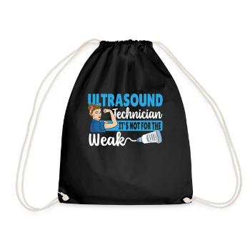 Le technicien en ultrasons n’est pas pour les faibles - Sac de sport léger - noir - Devant