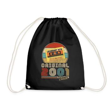Original 2001 Vintage Anniversaire Humour - Sac de sport léger - noir - Devant