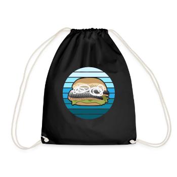Fish Roll Fanatics - The Ultimate Gift - Drawstring Bag - black - Front