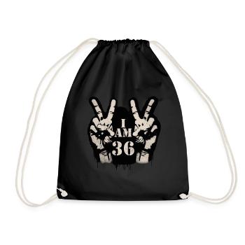 Unique design for the celebration of the 40th anniversary - Drawstring Bag - black - Front