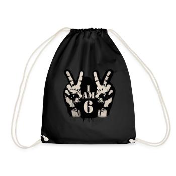 Unique design for the celebration of the 10th anniversary - Drawstring Bag - black - Front