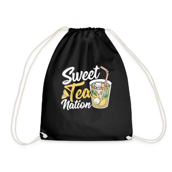 Thé sucré Sweet Tea Nation Thé glacé au thé sucré - Sac de sport léger - noir - Devant