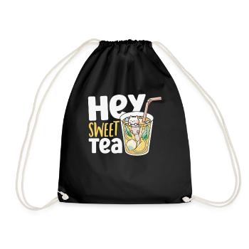 Thé sucré Thé glacé Hey Sweet Tea - Sac de sport léger - noir - Devant