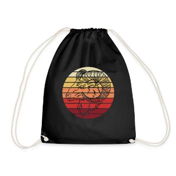 Einzelner Widder Astrologie Sternzeichen Geschenk - Turnbeutel - Schwarz - Vorne