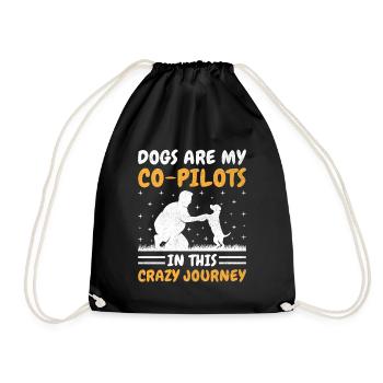 Dresseur de chiens Dressage de chiens Dressage de chiens Soins aux animaux de compagnie Pr - Sac de sport léger - noir - Devant