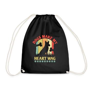 Dog Trainer Dog Training Training Dogs Pet Care Pr - Drawstring Bag - black - Front