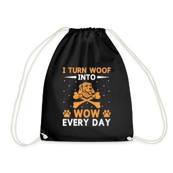 Dresseur de chiens Dressage de chiens Dressage de chiens Soins aux animaux de compagnie Pr - Sac de sport léger - noir - Devant