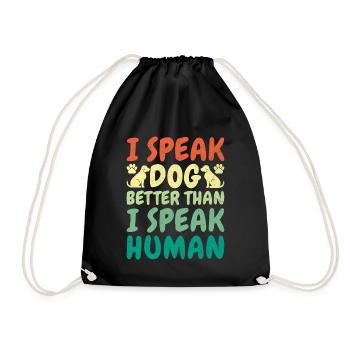 Dog Trainer Dog Training Training Dogs Pet Care Pr - Drawstring Bag - black - Front
