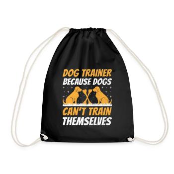 Dresseur de chiens Formation de chiens Chiens Soins pour animaux de compagnie Pr - Sac de sport léger - noir - Devant