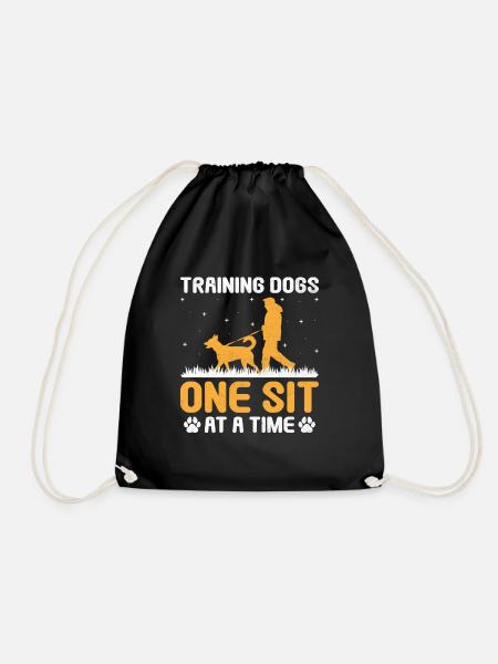 Hundetrainer Hundetraining Training Hunde Tierpflege Pr - Turnbeutel - Schwarz
