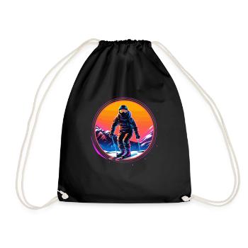 Snowboard ou ski puis après-ski - Sac de sport léger - noir - Devant