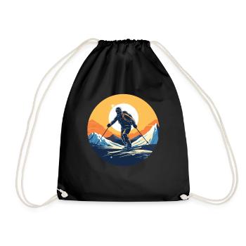 Snowboard ou ski puis après-ski - Sac de sport léger - noir - Devant