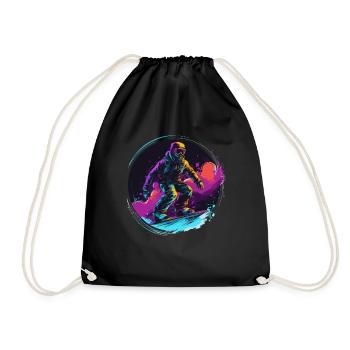 Snowboard ou ski puis après-ski - Sac de sport léger - noir - Devant