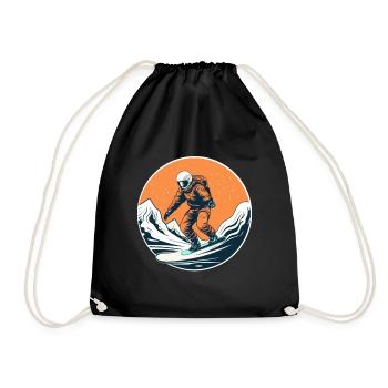 Snowboard ou ski puis après-ski - Sac de sport léger - noir - Devant