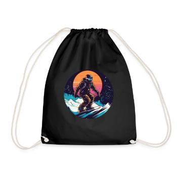 Snowboard ou ski puis après-ski - Sac de sport léger - noir - Devant