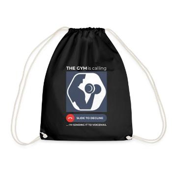 Gym Call Evasion Conception amusante de la messagerie vocale - Sac de sport léger - noir - Devant