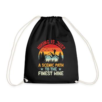 Randonnée Randonneur Nature Trekking Alpinisme en plein air - Sac de sport léger - noir - Devant