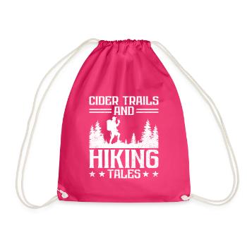 Randonneur Randonnée Trekking En plein air Nature Boisson alcoolisée - Sac de sport léger - fuchsia - Devant