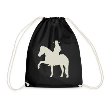 Action Pure Horse Dynamics - Drawstring Bag - black - Front