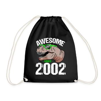 T-Rex Party Star Look Retro Look Cadeau - Sac de sport léger - noir - Devant