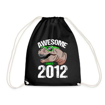 T-Rex Party Star Look Retro Look Cadeau - Sac de sport léger - noir - Devant