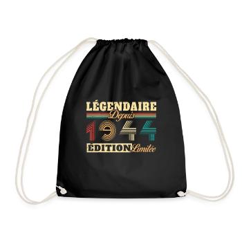 Légendaire Depuis 1944 - Sac de sport léger - noir - Devant