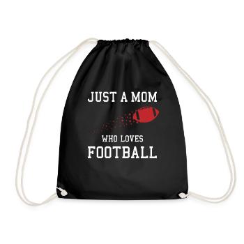 Football Mama Highlight - Turnbeutel - Schwarz - Vorne