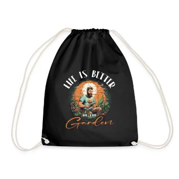Un délice pour les amoureux du jardin - Sac de sport léger - noir - Devant