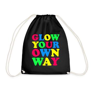 Brillez à votre façon - Colorful Fun - Sac de sport léger - noir - Devant