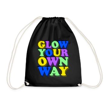 Brillez à votre façon - Colorful Fun - Sac de sport léger - noir - Devant