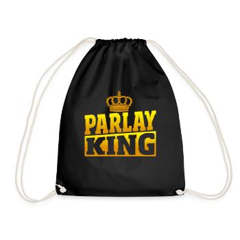 Parlay King Sportwetten Parlay Picks Sportzocker - Turnbeutel - Schwarz - Vorne