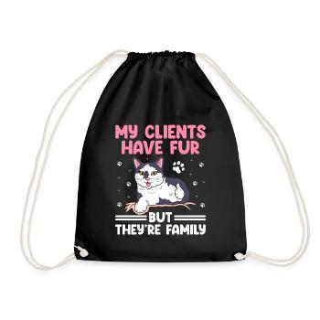Pet Sitter Pet Sitting Chien et Cat Sitters Chien Wal - Sac de sport léger - noir - Devant