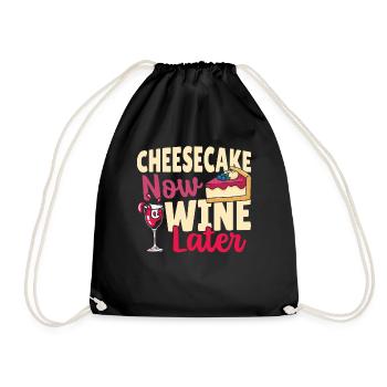 Mangeur de fromage, amateur de fromage, amateur de gâteau au fromage - Sac de sport léger - noir - Devant