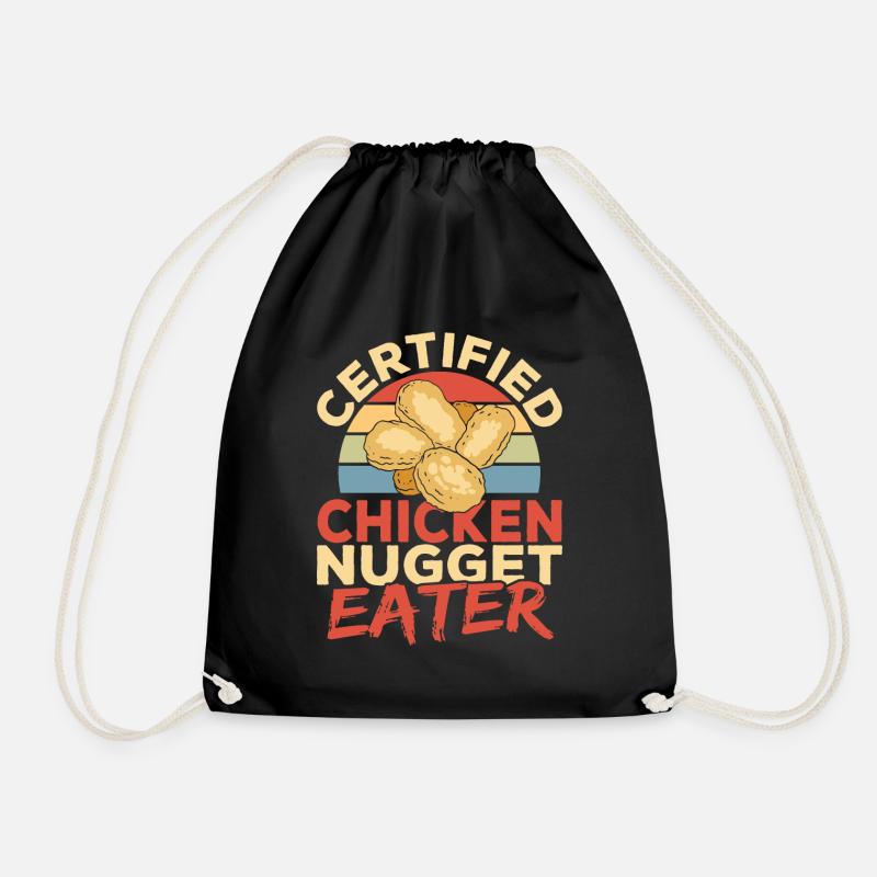Nug Life Chicken Lover Nuggets Lover Chicken - Turnbeutel - Schwarz