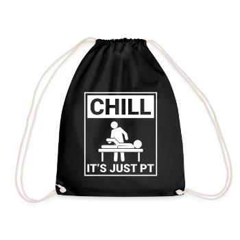 Just Pt, ne vous inquiétez pas - Therapy Fun - Sac de sport léger - noir - Devant