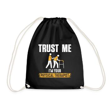 Comptez sur moi – la promesse de la - Sac de sport léger - noir - Devant
