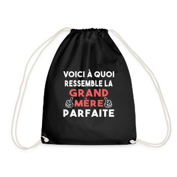 Grand Mère Parfaite Mémère Mémé Mamie Bonne Maman - Sac de sport léger - noir - Devant