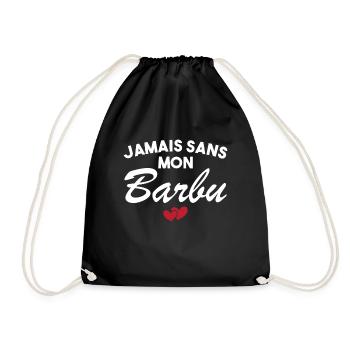 Barbu Assorti Humour Couple Cadeau St Valentin - Sac de sport léger - noir - Devant