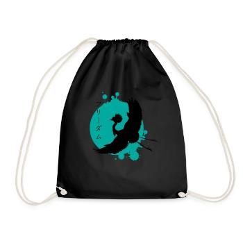 Crane Dynamics & Characters Art - Drawstring Bag - black - Front