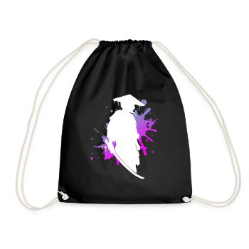 Samouraï guerrier fierté & honneur cadeau - Sac de sport léger - noir - Devant